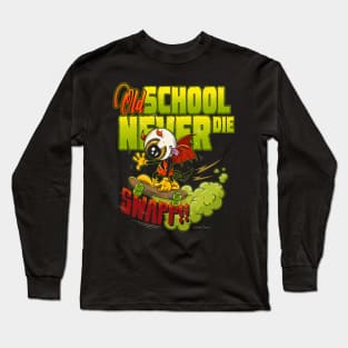 skate, old school Long Sleeve T-Shirt